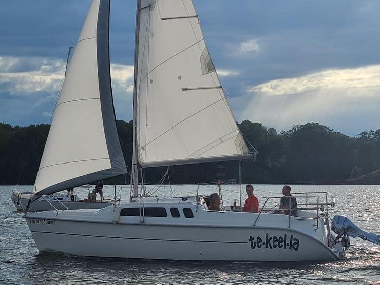 Sailing on Eagle Creek